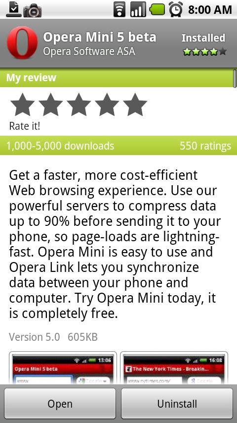 opera mini beta apk download